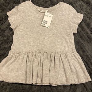 H&M girls peplum top